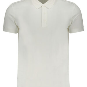 CALVIN KLEIN WEISSES KURZÄRMELIGES POLOSHIRT FÜR HERREN