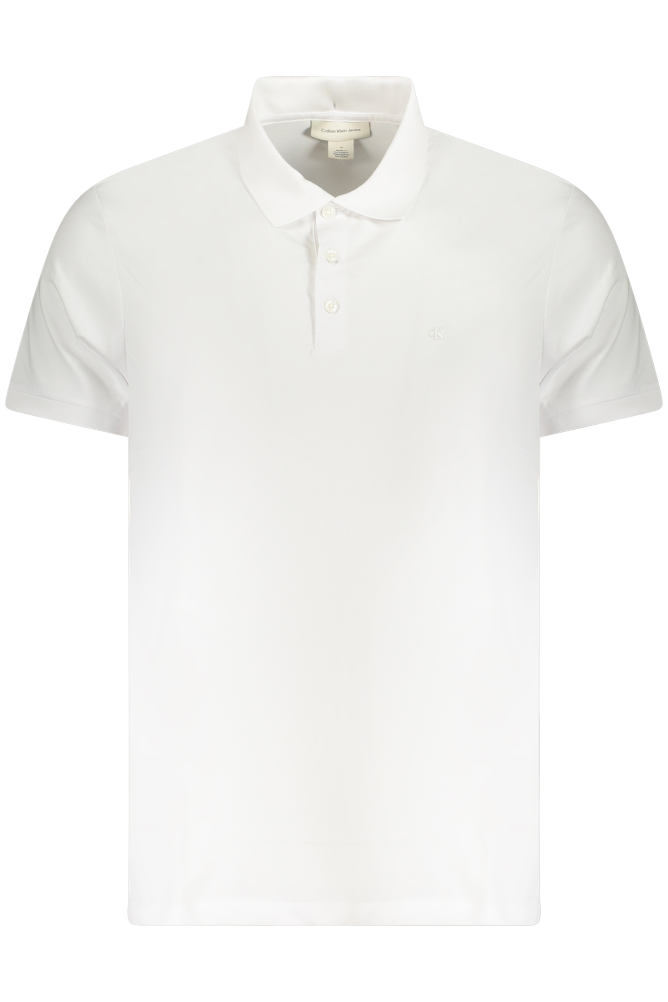 CALVIN KLEIN HERREN KURZARM POLO WEISS
