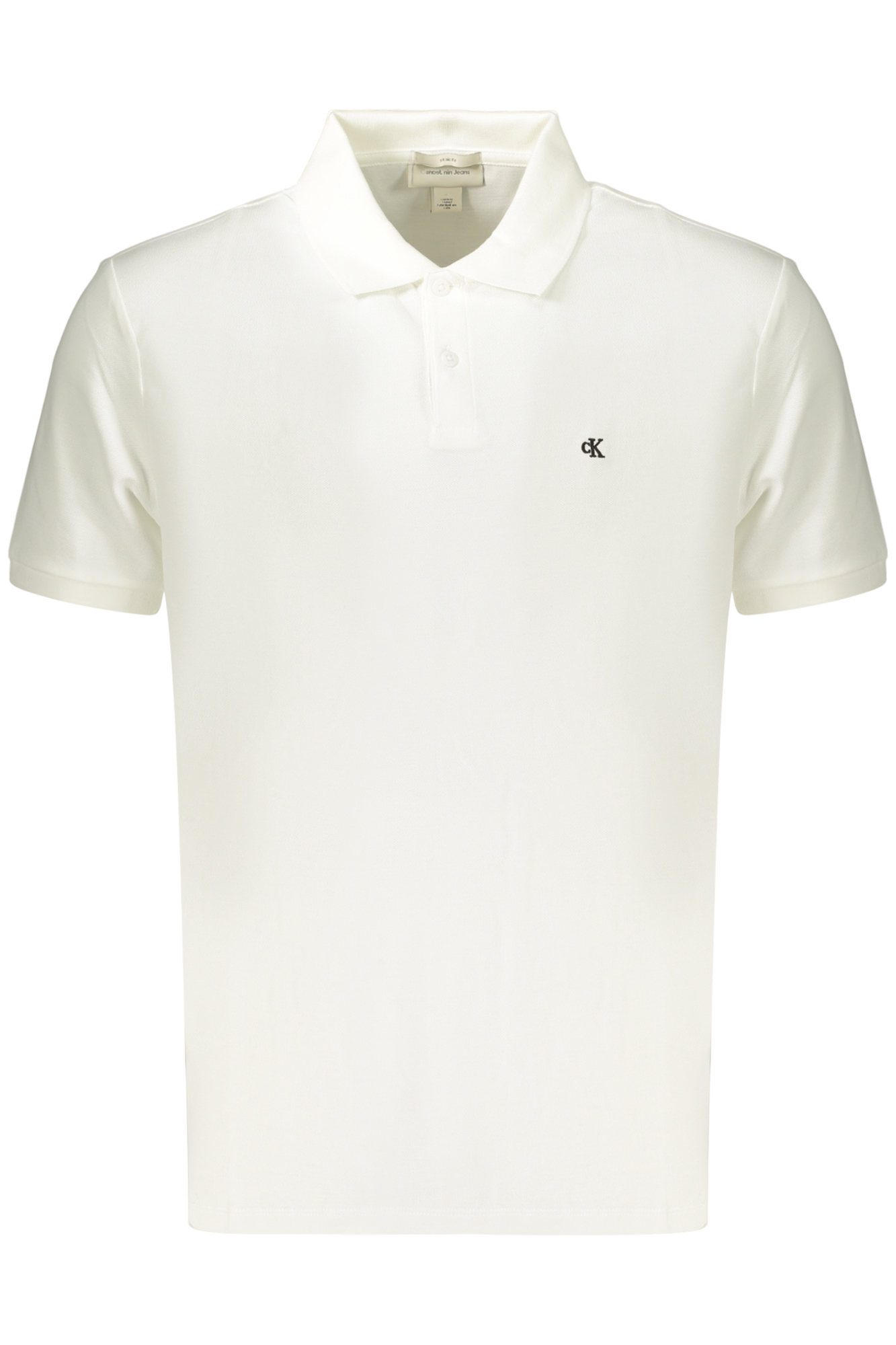 CALVIN KLEIN HERREN-POLOSHIRT MIT KURZEN ÄRMELN, WEISS