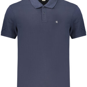CALVIN KLEIN HERREN-POLOSHIRT MIT KURZEN ÄRMELN, BLAU