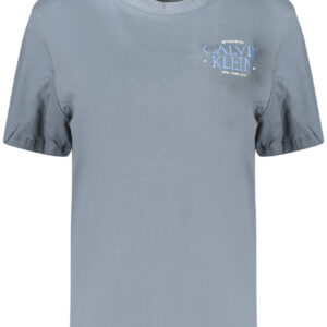 CALVIN KLEIN DAMEN-T-SHIRT MIT KURZEN ÄRMELN, GRAU