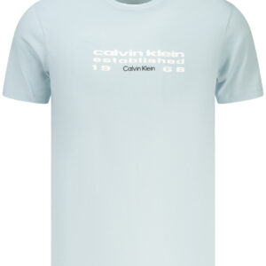 CALVIN KLEIN HERREN-T-SHIRT MIT KURZEN ÄRMELN, BLAU