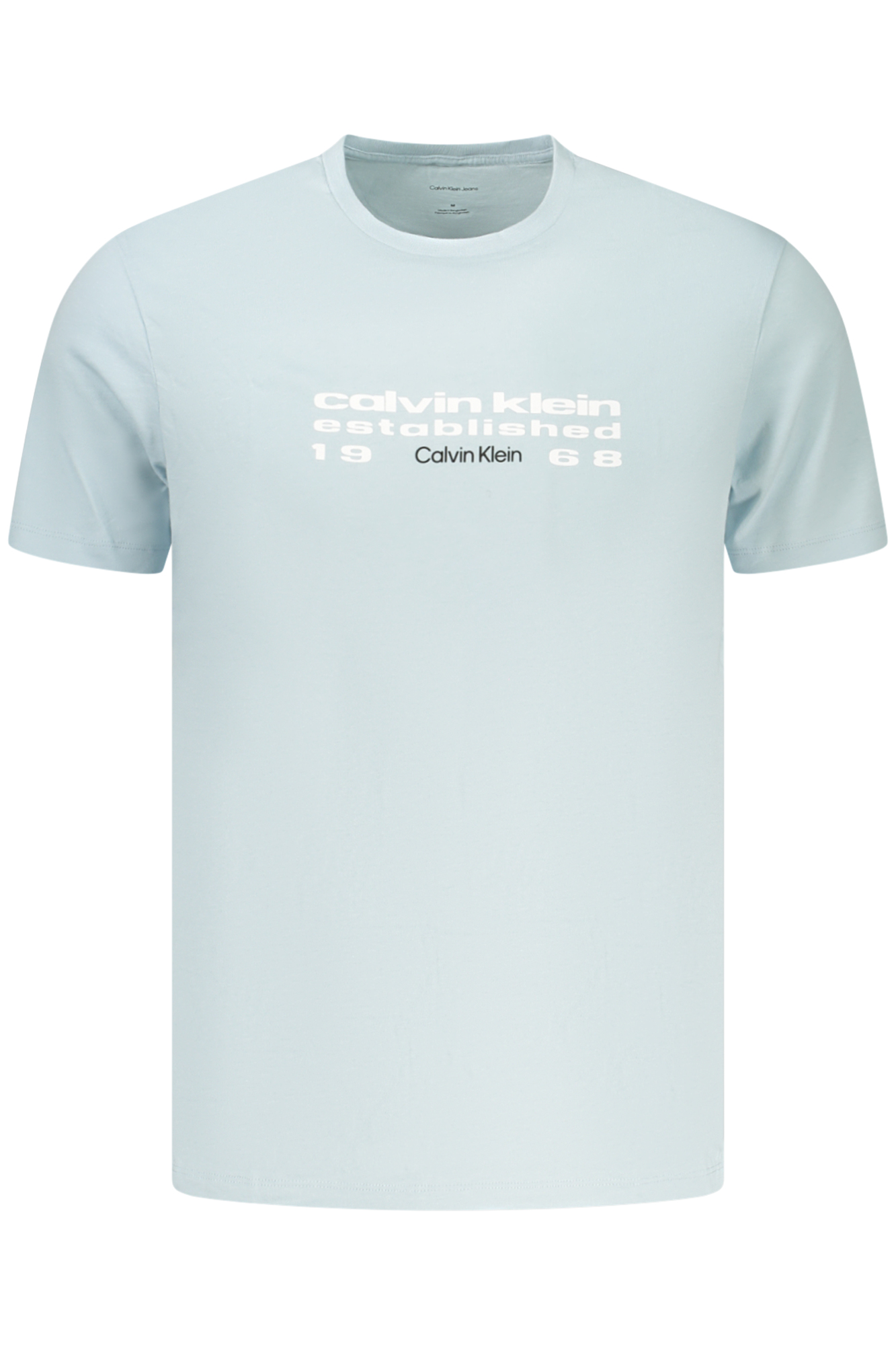 CALVIN KLEIN HERREN-T-SHIRT MIT KURZEN ÄRMELN, BLAU