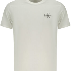 CALVIN KLEIN HERREN-T-SHIRT MIT KURZEN ÄRMELN, WEISS