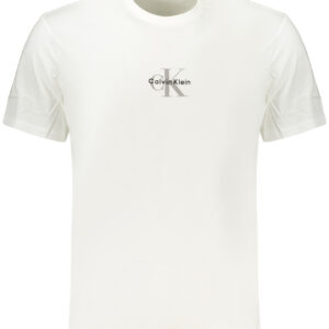 CALVIN KLEIN HERREN-T-SHIRT MIT KURZEN ÄRMELN, WEISS
