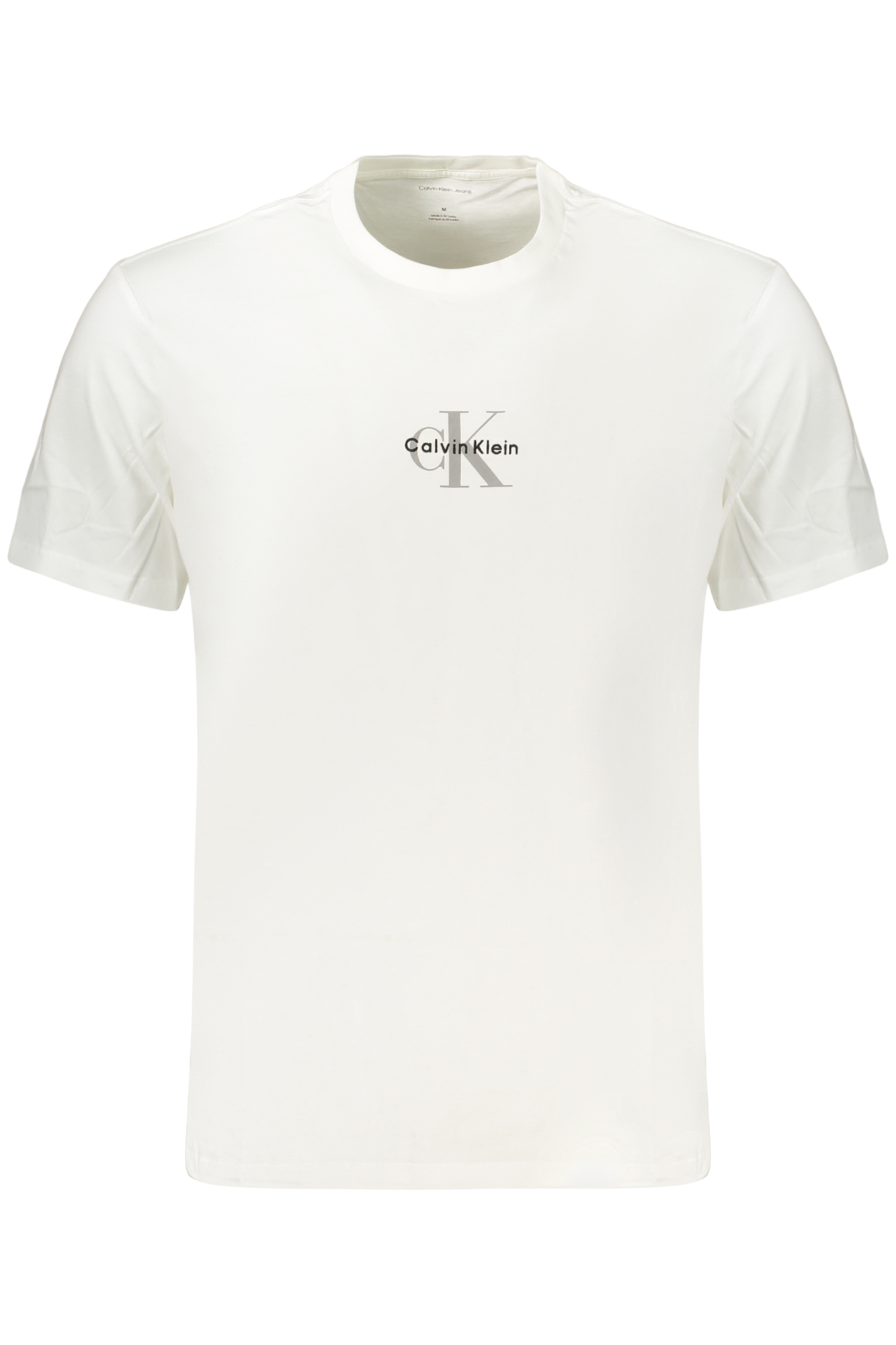 CALVIN KLEIN HERREN-T-SHIRT MIT KURZEN ÄRMELN, WEISS