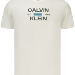 CALVIN KLEIN HERREN-T-SHIRT MIT KURZEN ÄRMELN, WEISS
