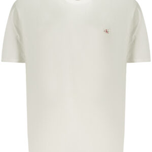 CALVIN KLEIN HERREN-T-SHIRT MIT KURZEN ÄRMELN, WEISS