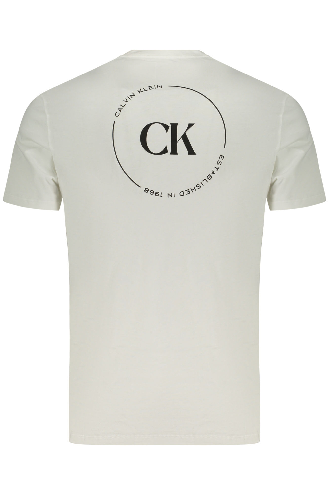 CALVIN KLEIN HERREN-T-SHIRT MIT KURZEN ÄRMELN, WEISS – Bild 2