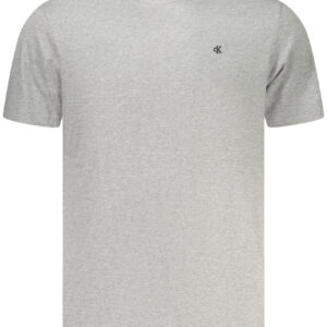 CALVIN KLEIN HERREN-T-SHIRT MIT KURZEN ÄRMELN, GRAU
