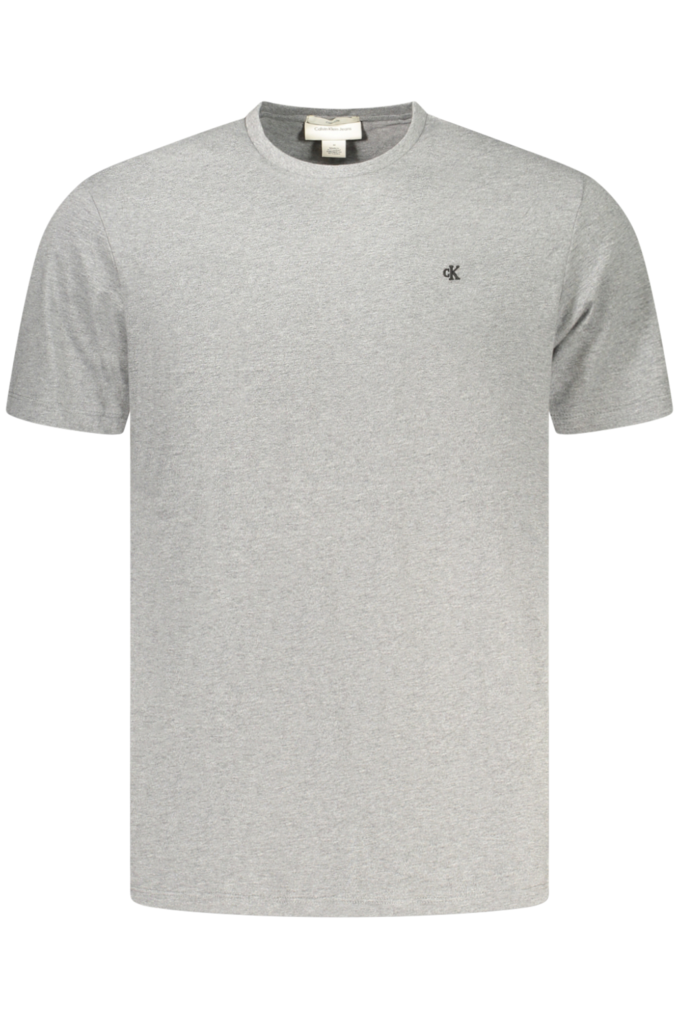 CALVIN KLEIN HERREN-T-SHIRT MIT KURZEN ÄRMELN, GRAU
