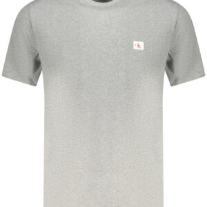 CALVIN KLEIN HERREN-T-SHIRT MIT KURZEN ÄRMELN, GRAU