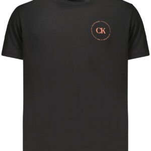CALVIN KLEIN HERREN-T-SHIRT MIT KURZEN ÄRMELN, SCHWARZ