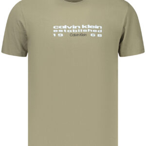CALVIN KLEIN HERREN KURZARM-T-SHIRT GRÜN