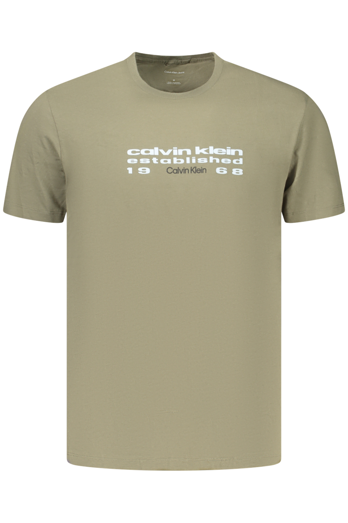 CALVIN KLEIN HERREN KURZARM-T-SHIRT GRÜN