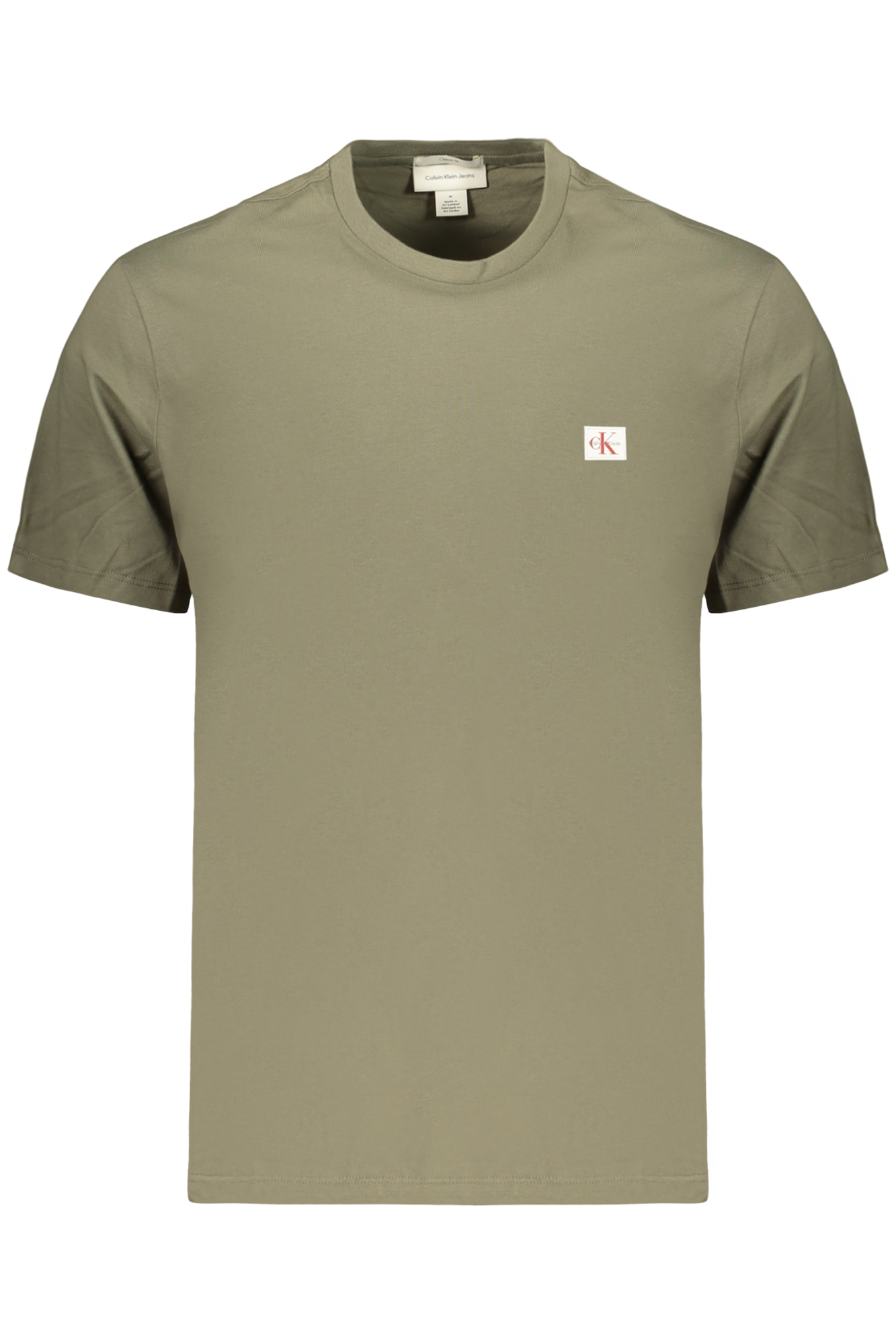 CALVIN KLEIN HERREN KURZARM-T-SHIRT GRÜN