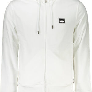 CAVALLI CLASS HERREN-SWEATSHIRT MIT REISSVERSCHLUSS WEISS