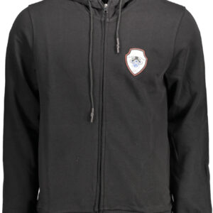 CAVALLI CLASS HERREN-SWEATSHIRT MIT ZIP SCHWARZ