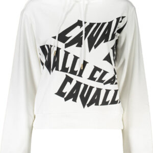 CAVALLI CLASS SWEATSHIRT OHNE REISSVERSCHLUSS DAMEN WEISS