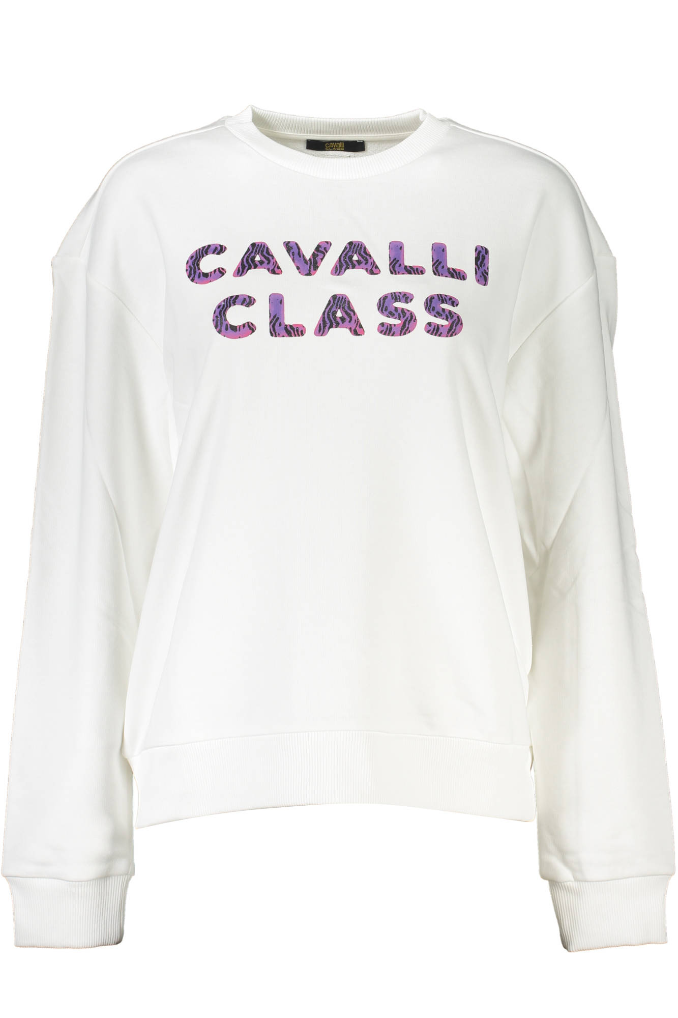 CAVALLI CLASS SWEATSHIRT OHNE REISSVERSCHLUSS DAMEN WEISS