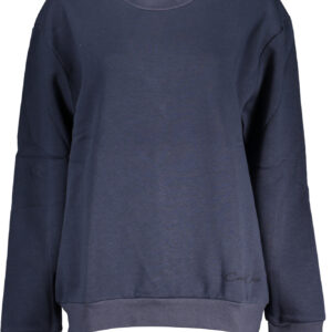 CAVALLI CLASS DAMEN-SWEATSHIRT MIT REISSVERSCHLUSS BLAU