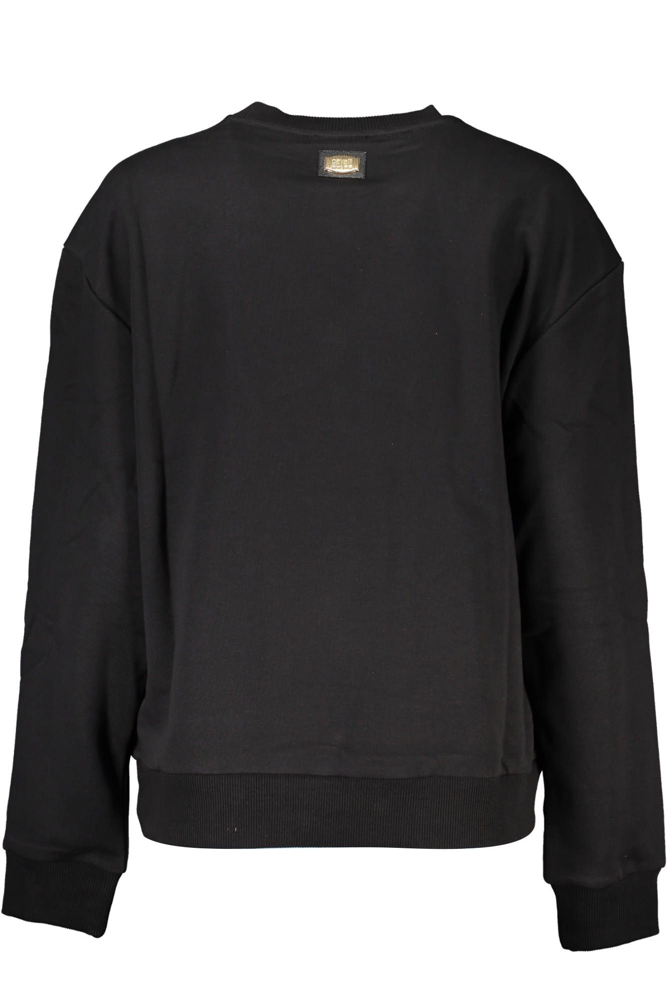 CAVALLI CLASS SCHWARZES SWEATSHIRT OHNE REISSVERSCHLUSS – Bild 4