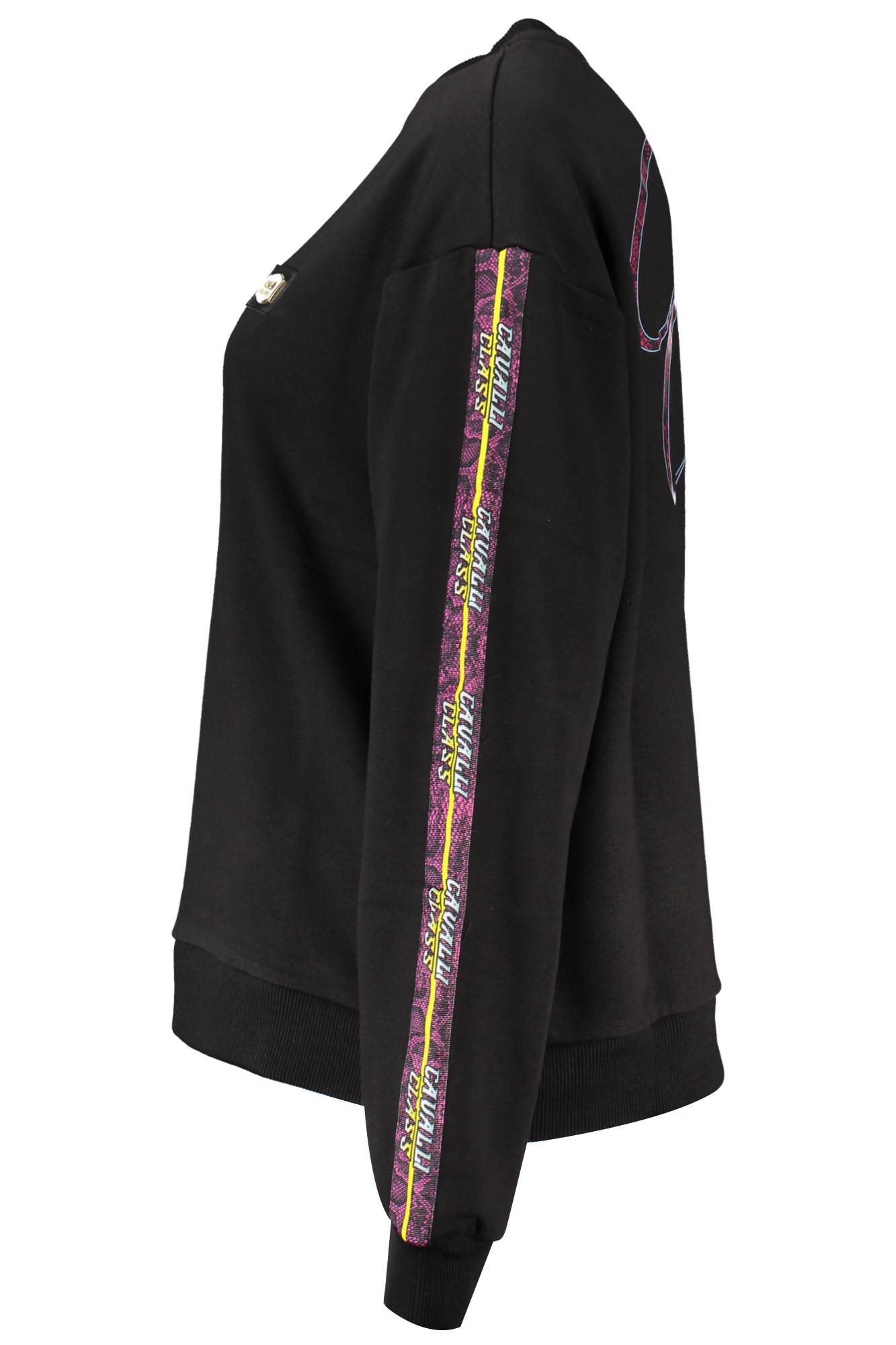 CAVALLI CLASS SWEATSHIRT OHNE REISSVERSCHLUSS DAMEN SCHWARZ – Bild 3