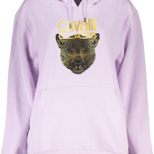 CAVALLI CLASS DAMEN-SWEATSHIRT OHNE REISSVERSCHLUSS LILA