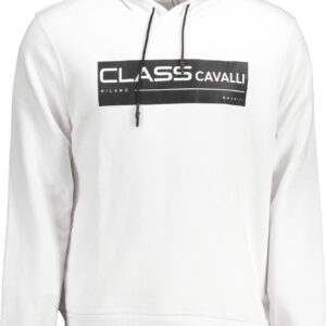 CAVALLI CLASS SWEATSHIRT OHNE REISSVERSCHLUSS HERREN WEISS