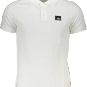 CAVALLI CLASS POLO KURZARM HERREN WEISS