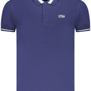 CAVALLI CLASS POLO KURZARM HERREN BLAU