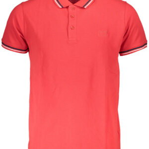 CAVALLI CLASS POLO KURZARM HERREN ROT