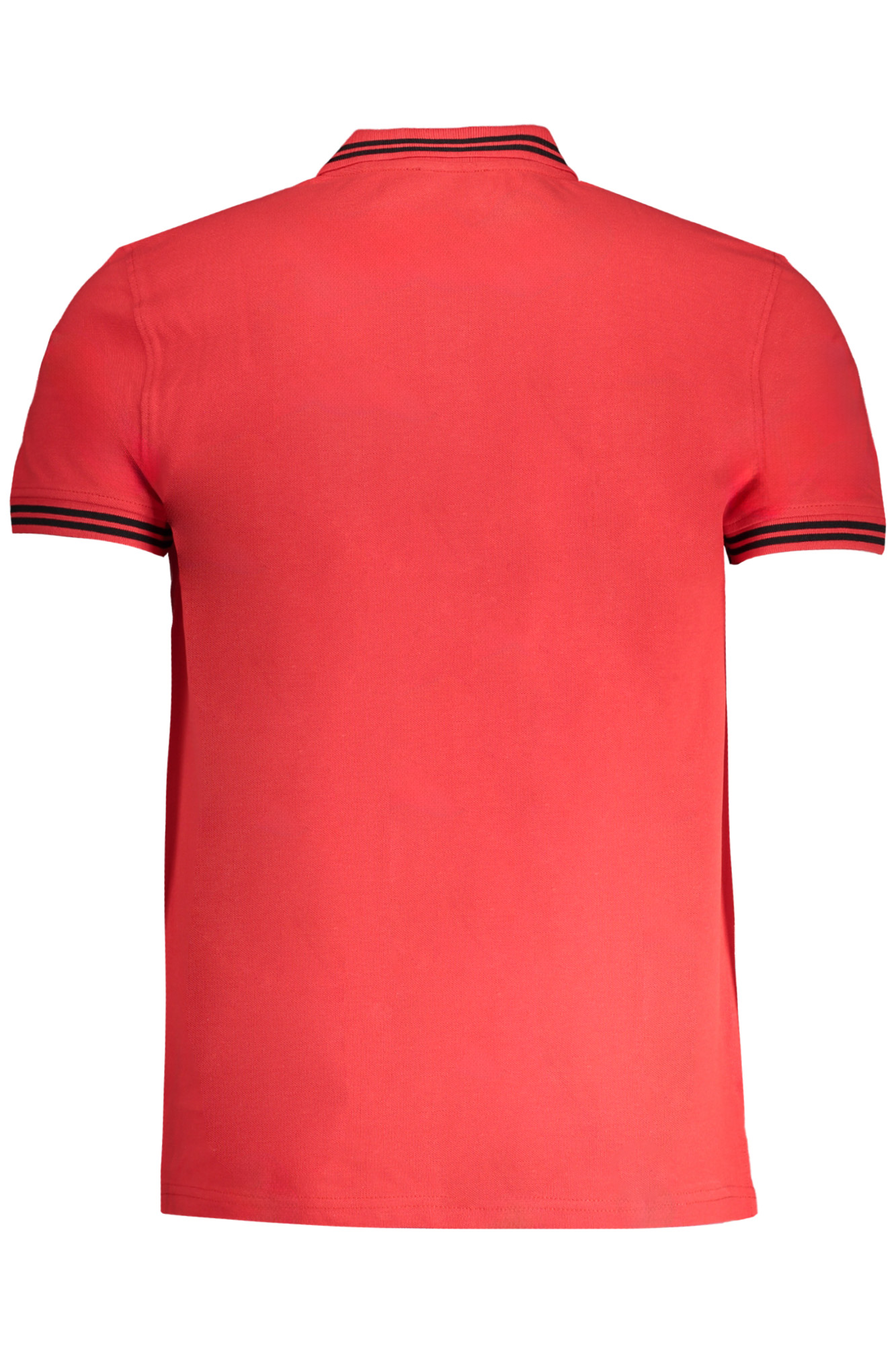 CAVALLI CLASS HERREN-KURZÄRMELIGES POLOSHIRT ROT – Bild 3