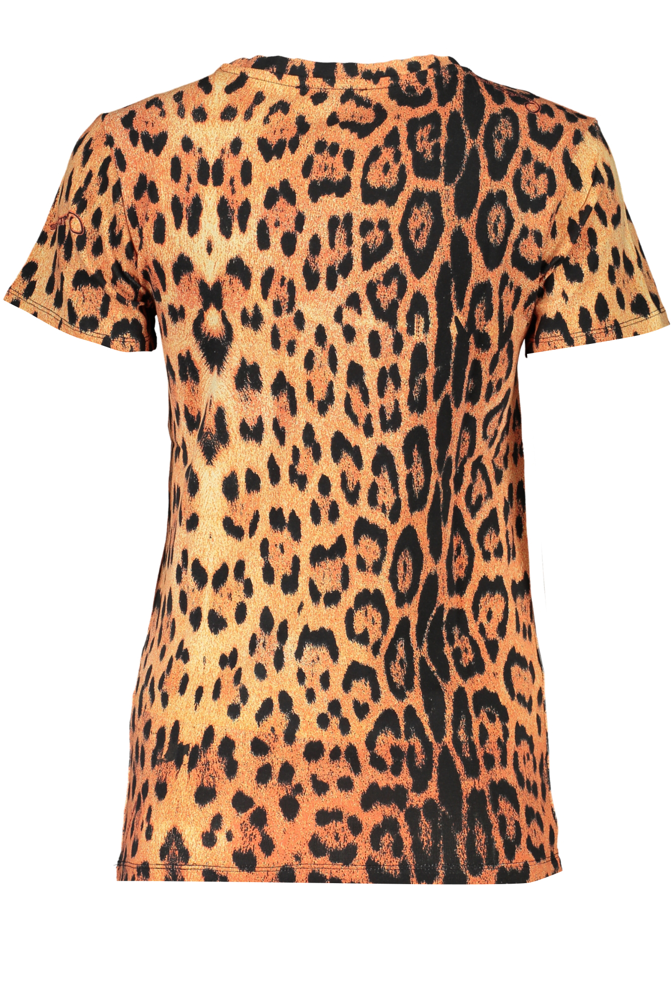 CAVALLI CLASS DAMEN KURZARM T-SHIRT ORANGE – Bild 2