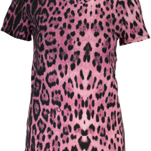 CAVALLI CLASS DAMEN KURZARM T-SHIRT ROSA