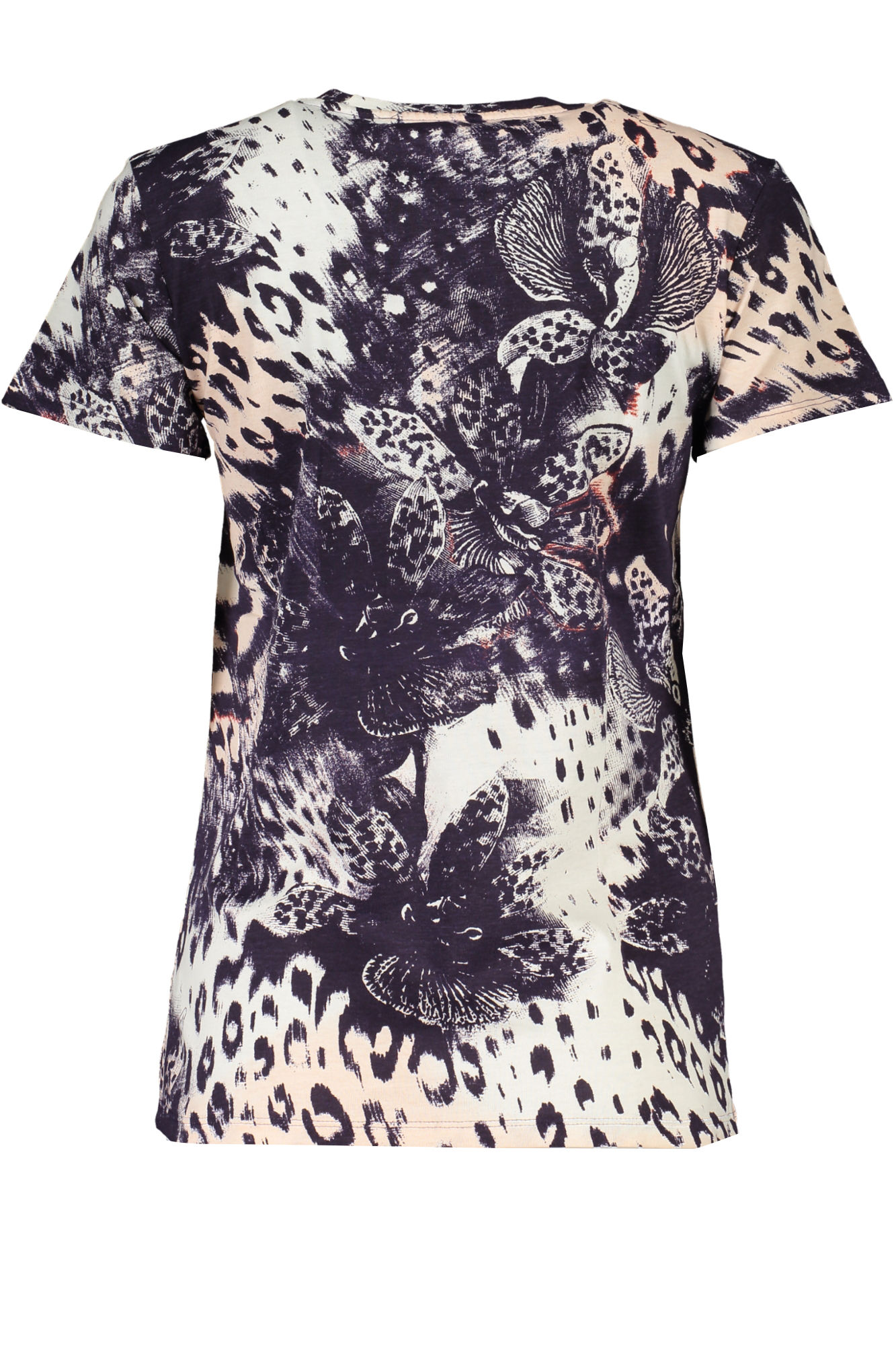 CAVALLI CLASS DAMEN KURZARM T-SHIRT ROSA – Bild 2