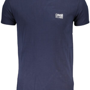 CAVALLI CLASS HERREN-KURZÄRMELIGES T-SHIRT BLAU