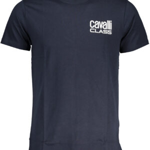 CAVALLI CLASS HERREN-KURZÄRMELIGES T-SHIRT BLAU