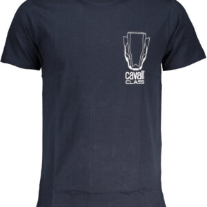 CAVALLI CLASS HERREN-KURZÄRMELIGES T-SHIRT BLAU