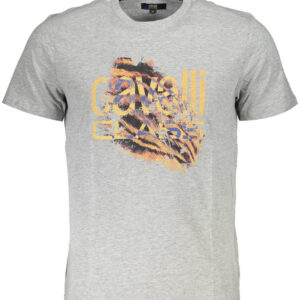 CAVALLI CLASS KURZARM-T-SHIRT HERREN GRAU