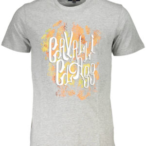 CAVALLI CLASS KURZARM-T-SHIRT HERREN GRAU