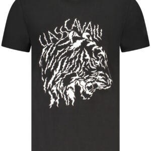 CAVALLI CLASS KURZARM T-SHIRT HERREN SCHWARZ