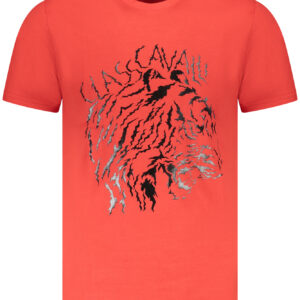 CAVALLI CLASS KURZARM T-SHIRT HERREN ROT