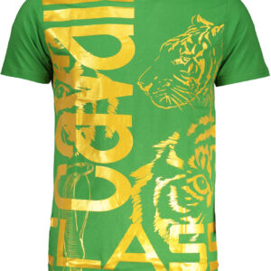 CAVALLI CLASS GRÜNES KURZÄRMELIGES HERREN-T-SHIRT