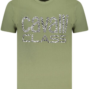 CAVALLI CLASS KURZARM-T-SHIRT HERREN GRÜN