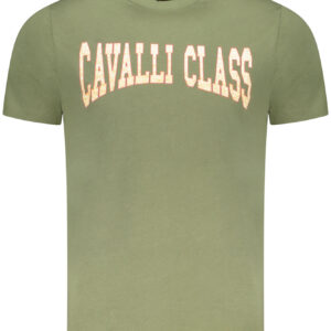 CAVALLI CLASS KURZARM-T-SHIRT HERREN GRÜN