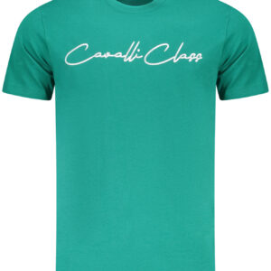 CAVALLI CLASS KURZARM-T-SHIRT HERREN GRÜN