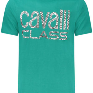 CAVALLI CLASS KURZARM-T-SHIRT HERREN GRÜN