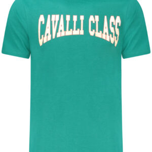 CAVALLI CLASS KURZARM-T-SHIRT HERREN GRÜN