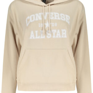 Converse Damen-Kapuzenjacke mit Reißverschluss in Beige